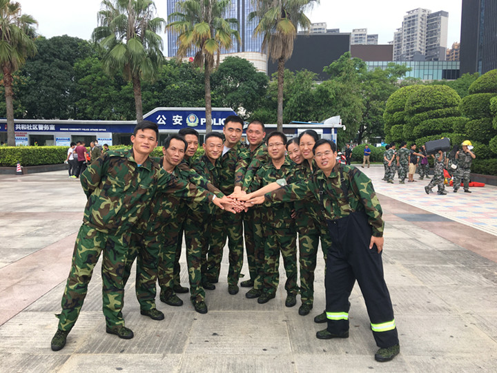 參與消防大比武，意識技術(shù)雙提升